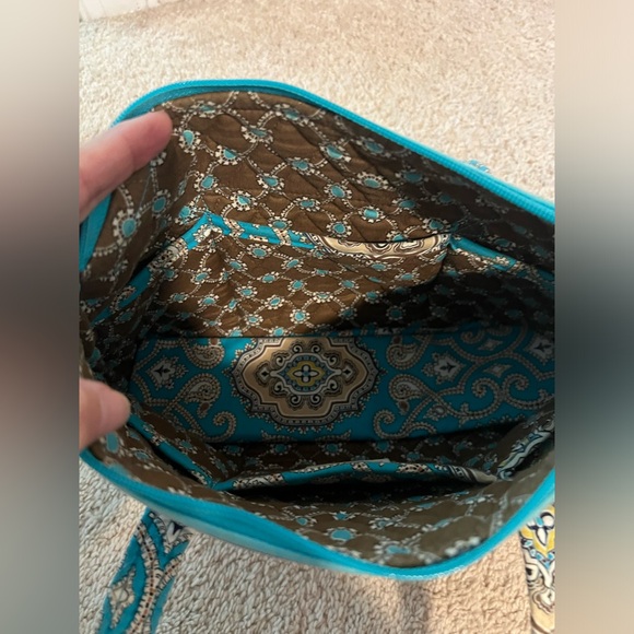 VERA BRADLEY 2 pc Totally Turq Small purse & Lipstick case - Picture 2 of 10